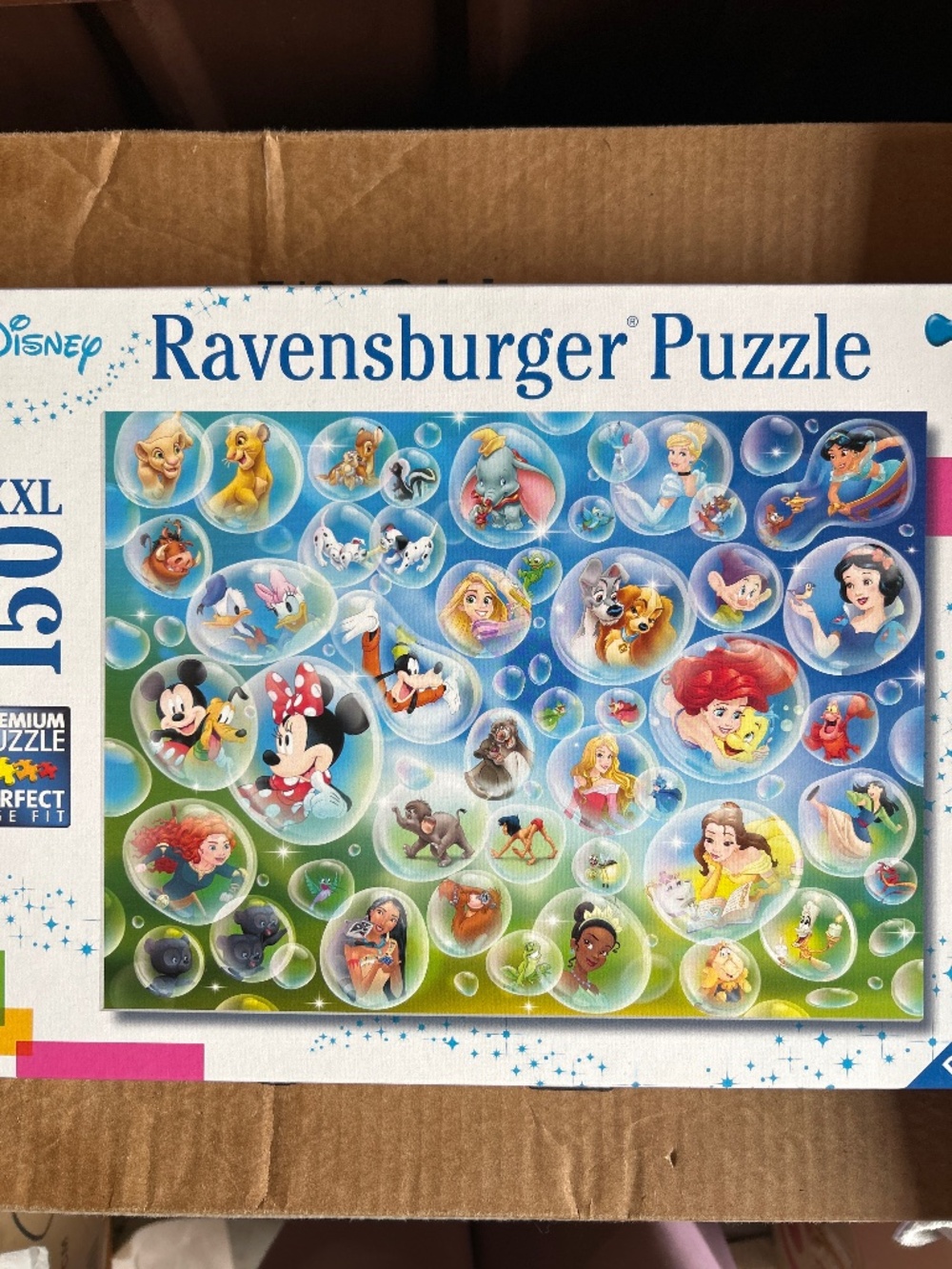 Ravensburger Disney Bubbles 150 Piece Puzzle Mickey Mouse Ariel Dumbo Lion King